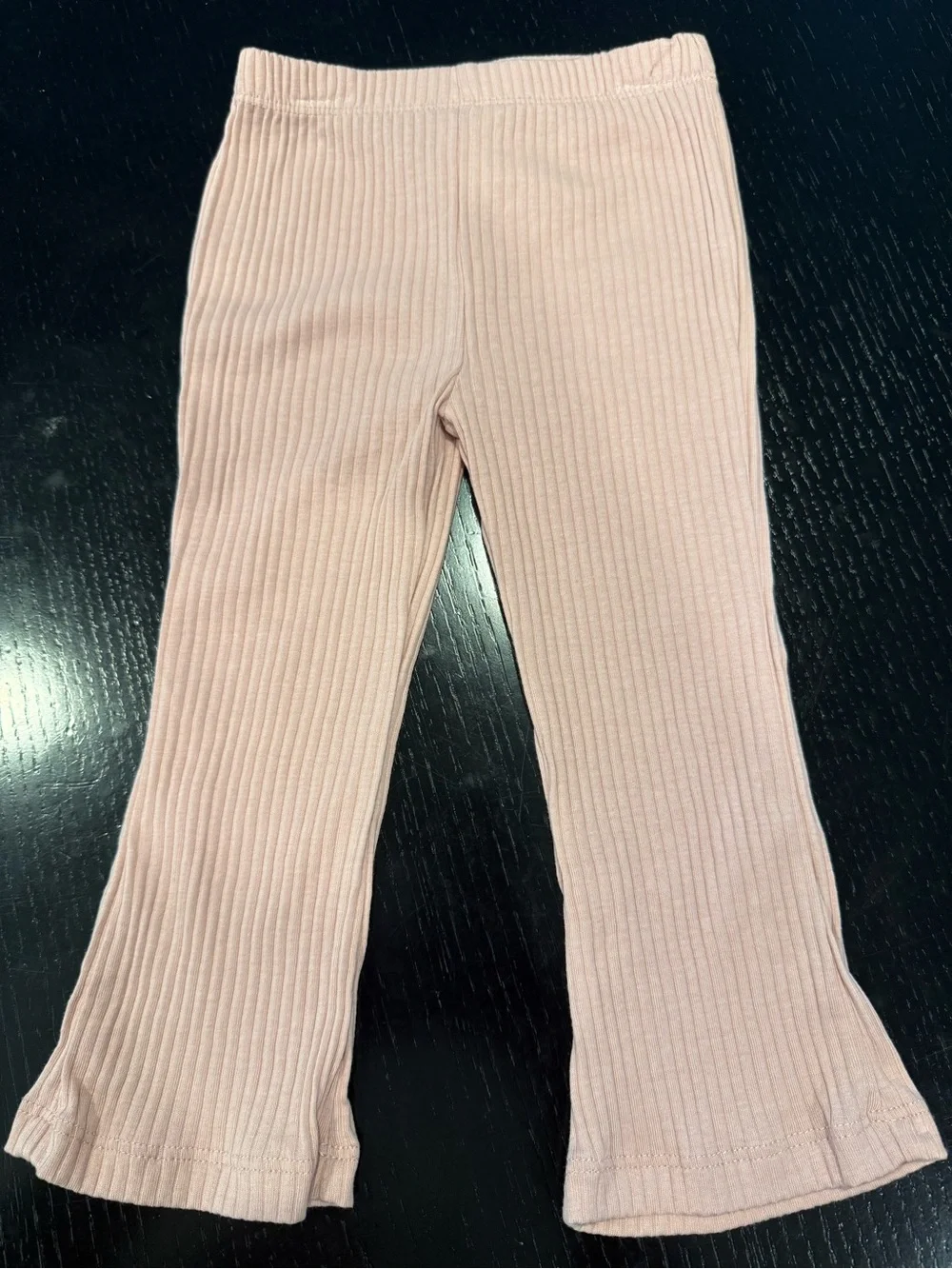 Nicole Miller Cream Knit Sweater with Pink Ribbed Pants